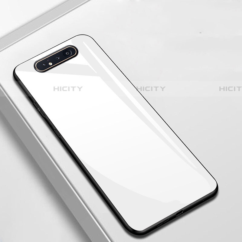 Samsung Galaxy A90 4G用ハイブリットバンパーケース プラスチック 鏡面 カバー T02 サムスン 