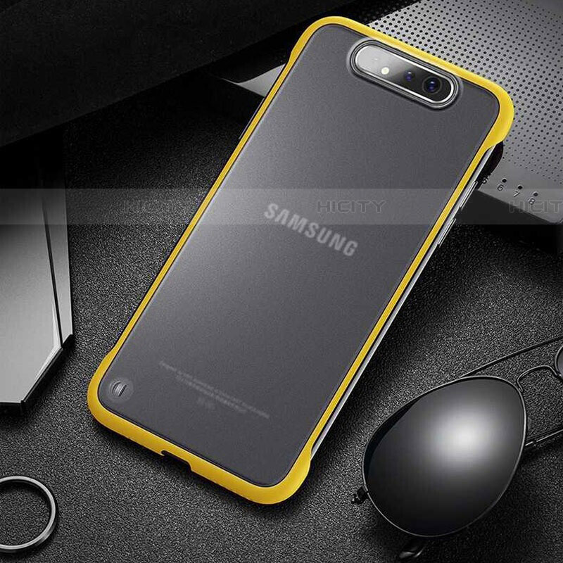 Samsung Galaxy A90 4G用ハードカバー クリスタル クリア透明 S02 サムスン 