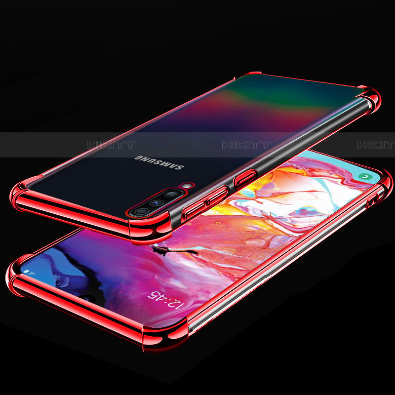 Samsung Galaxy A90 5G用極薄ソフトケース シリコンケース 耐衝撃 全面保護 クリア透明 S01 サムスン 