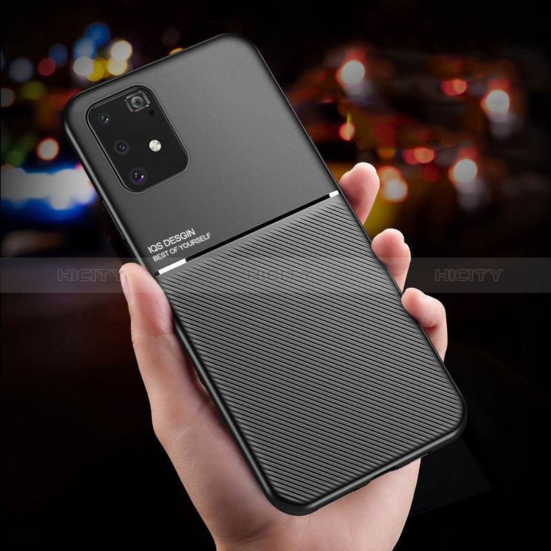 Samsung Galaxy A91用極薄ソフトケース シリコンケース 耐衝撃 全面保護 マグネット式 バンパー サムスン 