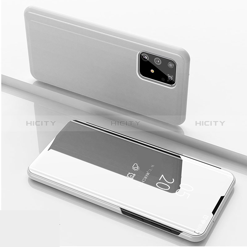 Samsung Galaxy A91用手帳型 レザーケース スタンド 鏡面 カバー ZL1 サムスン 