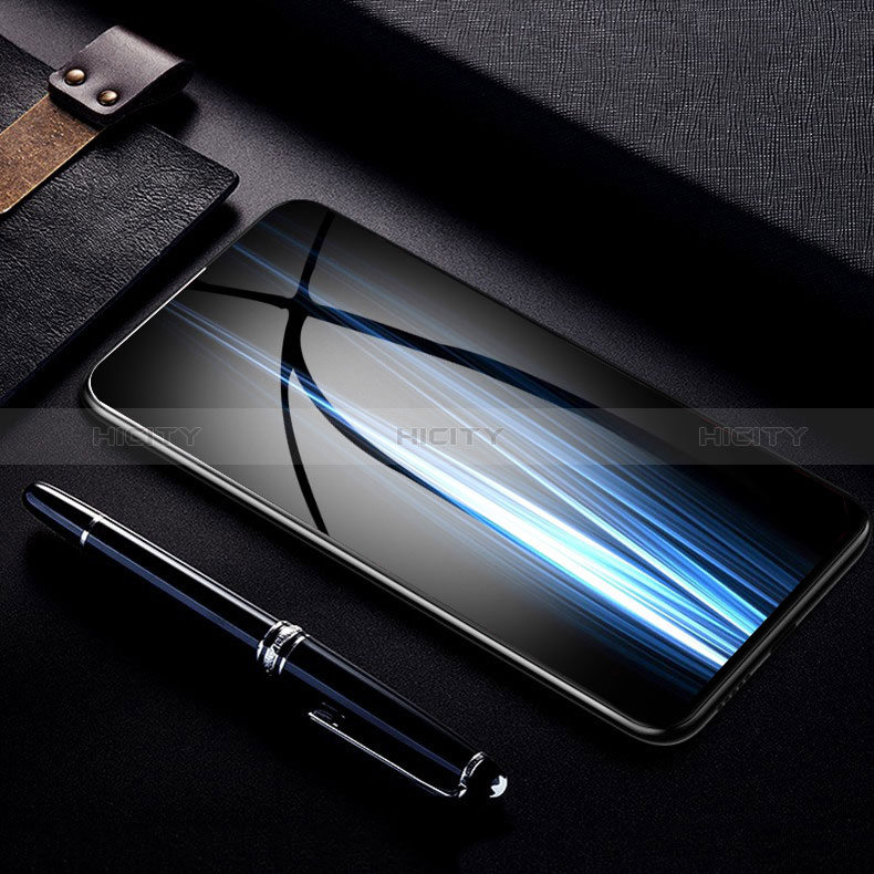 Samsung Galaxy A91用強化ガラス フル液晶保護フィルム F12 サムスン ブラック