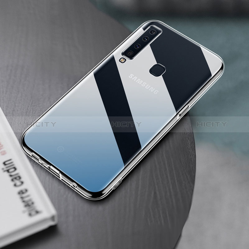 Samsung Galaxy A9s用極薄ソフトケース シリコンケース 耐衝撃 全面保護 クリア透明 T10 サムスン クリア