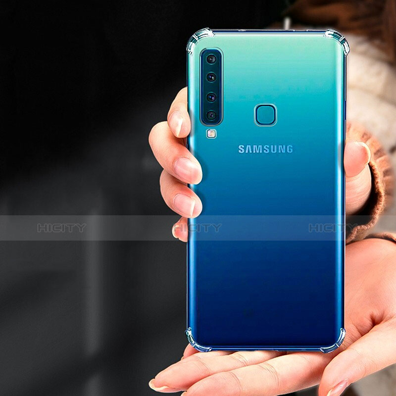 Samsung Galaxy A9s用極薄ソフトケース シリコンケース 耐衝撃 全面保護 クリア透明 T04 サムスン クリア