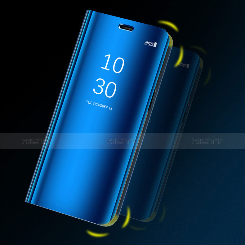 Samsung Galaxy A9s用手帳型 レザーケース スタンド カバー 鏡面 カバー サムスン 
