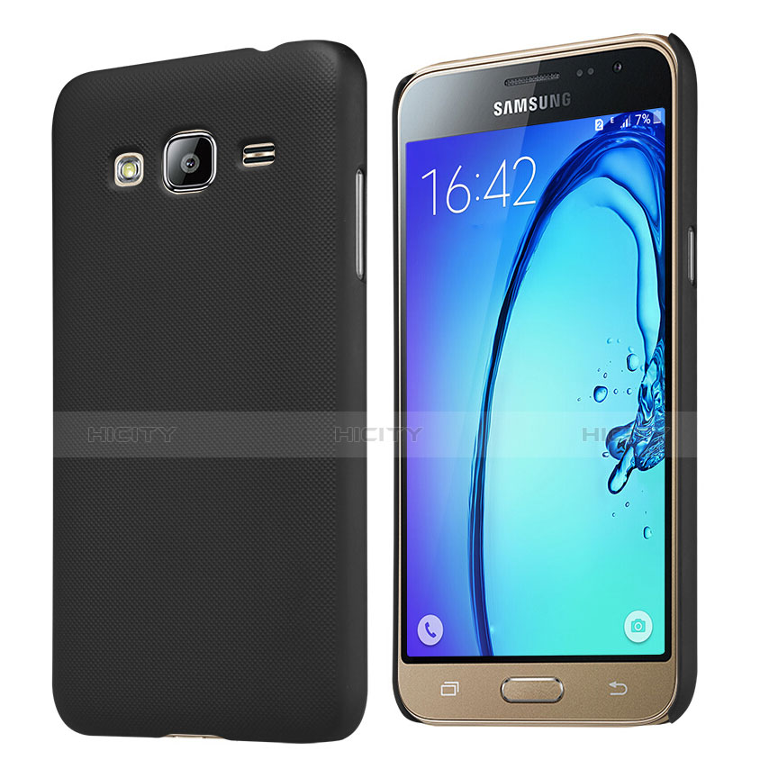 Samsung Galaxy Amp Prime J320P J320M用ハードケース プラスチック 質感もマット M02 サムスン ブラック