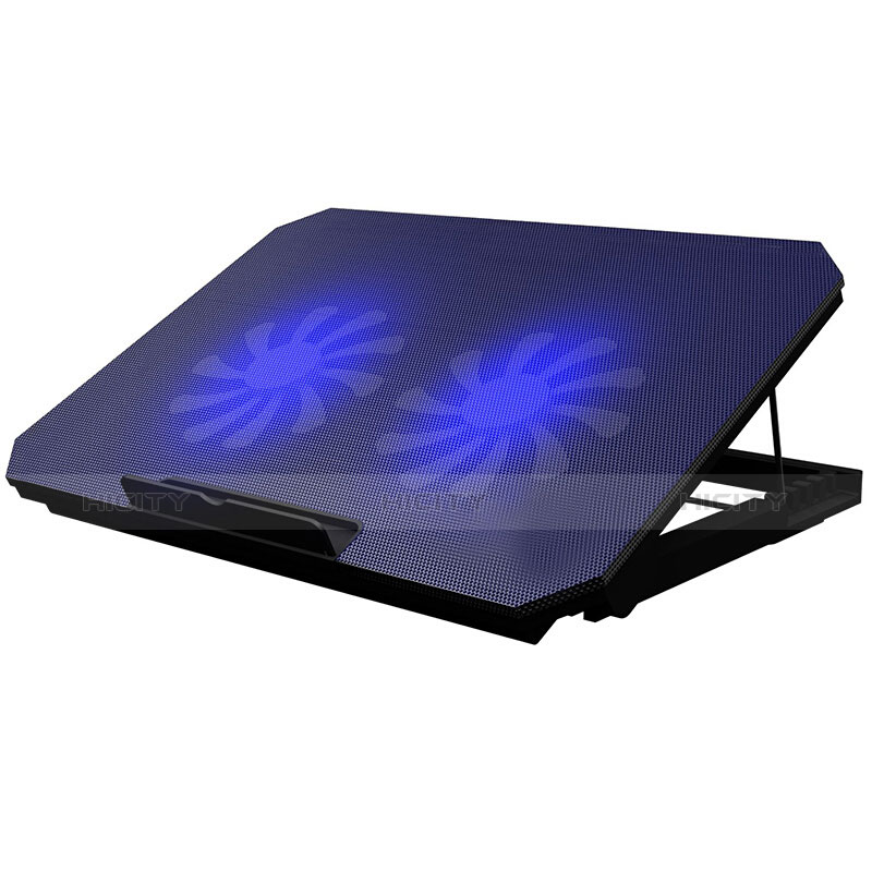 Samsung Galaxy Book Flex 13.3 NP930QCG用ノートブックホルダー クーラー 冷却パッド ファン ラップトップスタンド 9インチ〜16インチ M19 サムスン ブラック