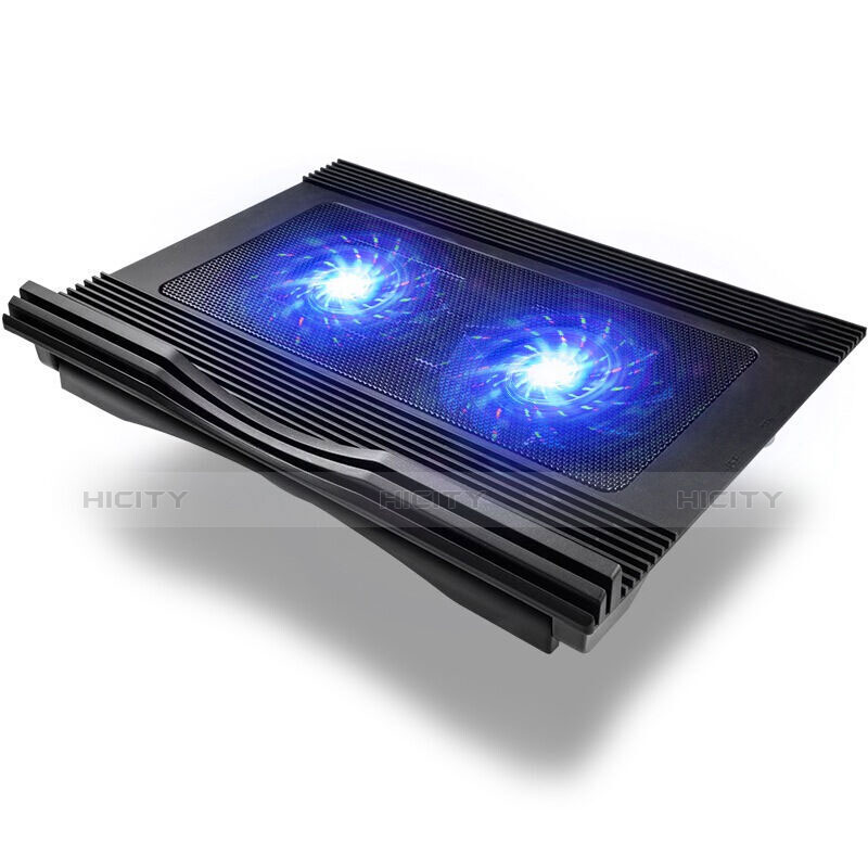 Samsung Galaxy Book Flex 15.6 NP950QCG用ノートブックホルダー クーラー 冷却パッド ファン ラップトップスタンド 9インチ〜16インチ M10 サムスン ブラック