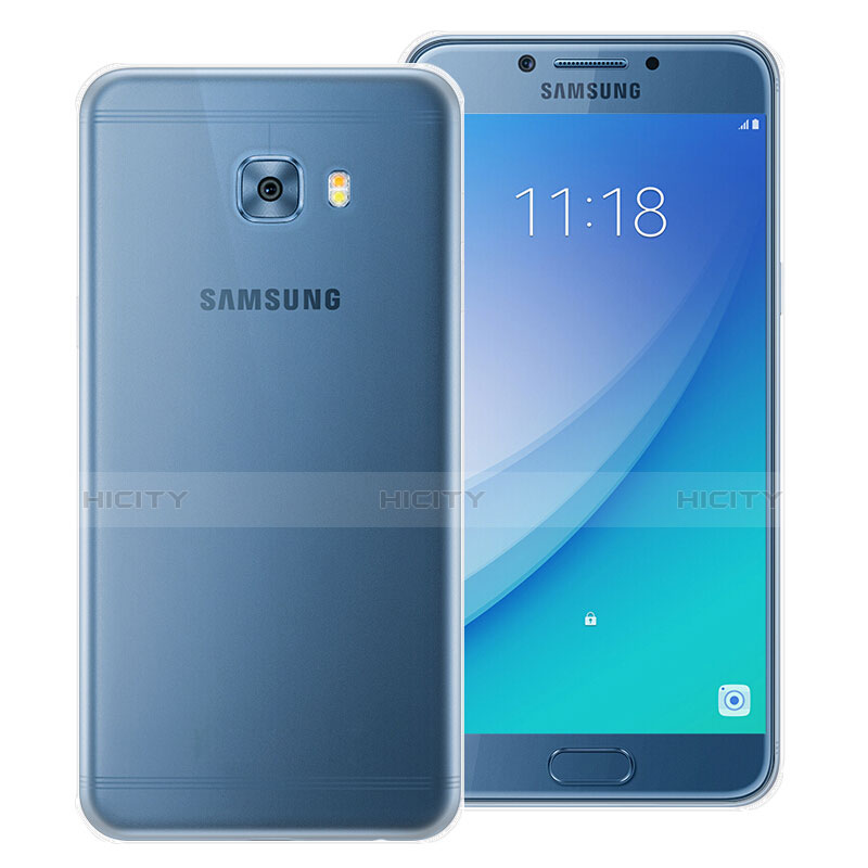 Samsung Galaxy C5 Pro C5010用極薄ソフトケース シリコンケース 耐衝撃 全面保護 クリア透明 カバー サムスン クリア
