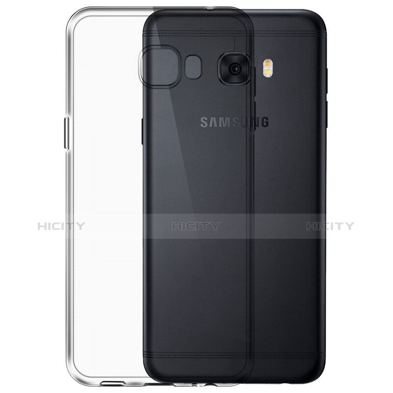 Samsung Galaxy C5 Pro C5010用極薄ソフトケース シリコンケース 耐衝撃 全面保護 クリア透明 サムスン クリア