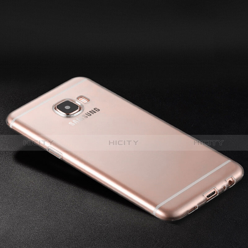 Samsung Galaxy C5 Pro C5010用極薄ソフトケース シリコンケース 耐衝撃 全面保護 クリア透明 T02 サムスン クリア