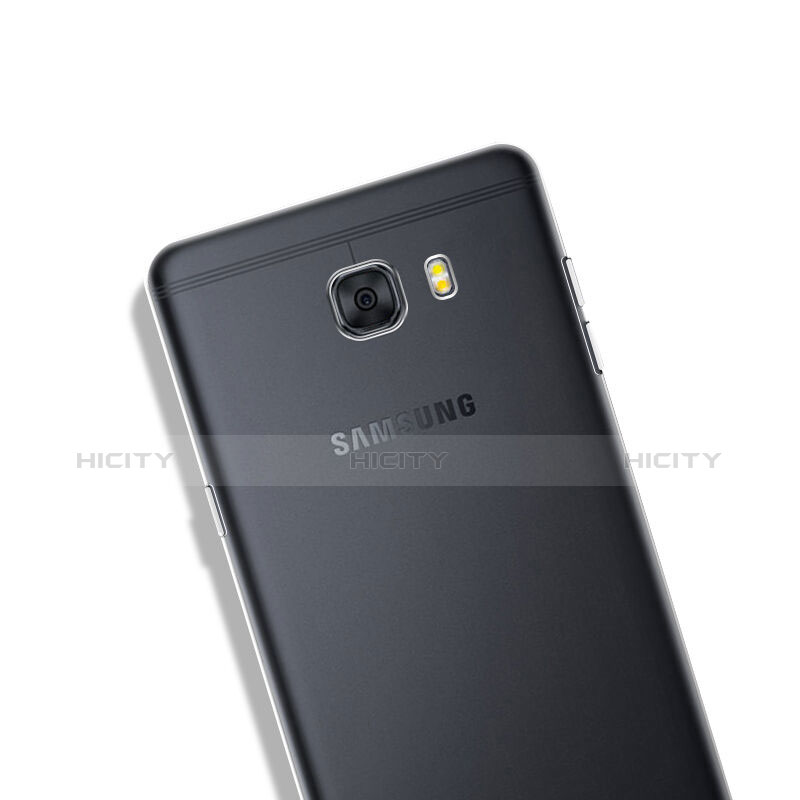 Samsung Galaxy C5 Pro C5010用極薄ソフトケース シリコンケース 耐衝撃 全面保護 クリア透明 T07 サムスン クリア