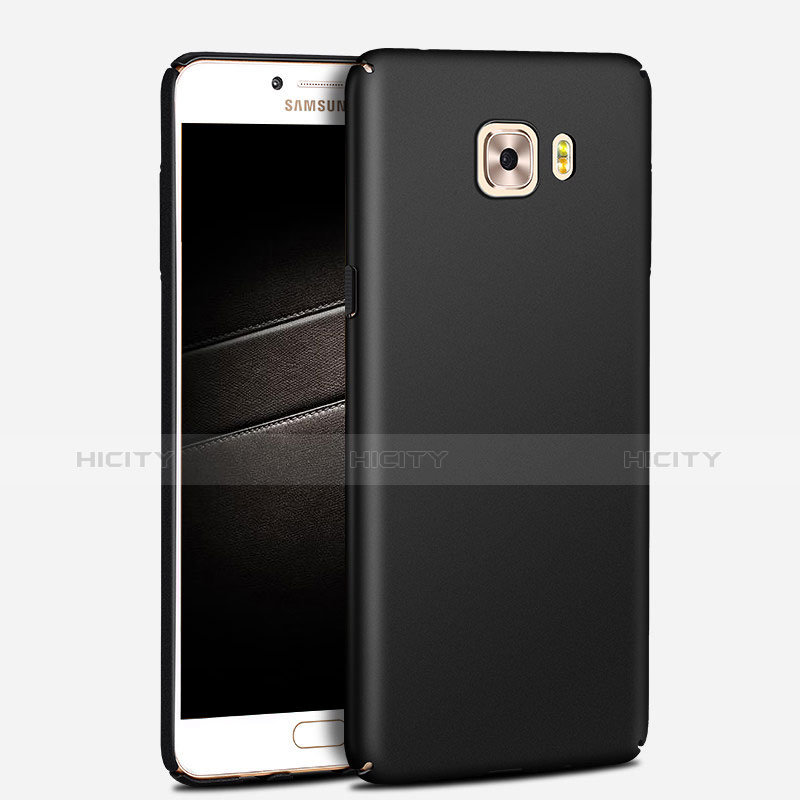 Samsung Galaxy C5 Pro C5010用ハードケース プラスチック 質感もマット M03 サムスン ブラック