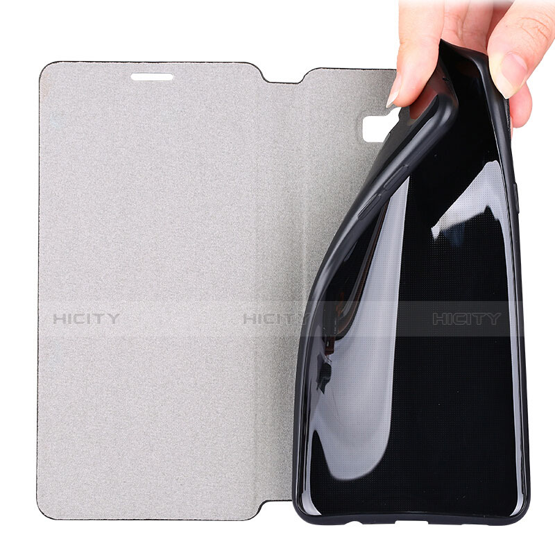 Samsung Galaxy C5 Pro C5010用手帳型 レザーケース スタンド サムスン ブラック