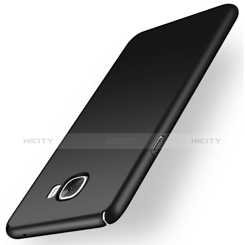 Samsung Galaxy C5 SM-C5000用ハードケース プラスチック 質感もマット M01 サムスン ブラック