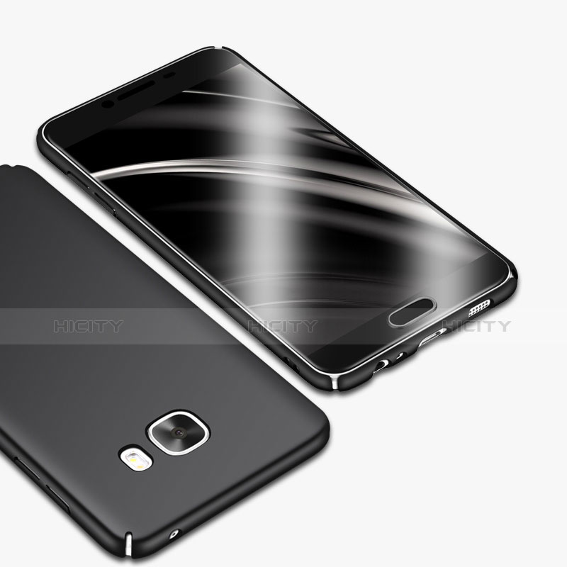 Samsung Galaxy C5 SM-C5000用ハードケース プラスチック 質感もマット M01 サムスン ブラック