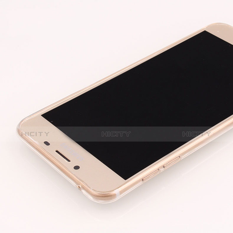 Samsung Galaxy C5 SM-C5000用極薄ソフトケース シリコンケース 耐衝撃 全面保護 クリア透明 T05 サムスン クリア