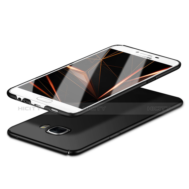 Samsung Galaxy C5 SM-C5000用ハードケース プラスチック 質感もマット M06 サムスン ブラック