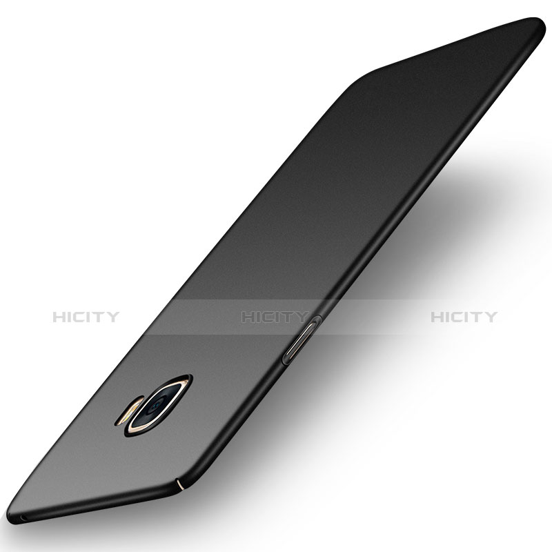 Samsung Galaxy C5 SM-C5000用ハードケース プラスチック 質感もマット M06 サムスン ブラック