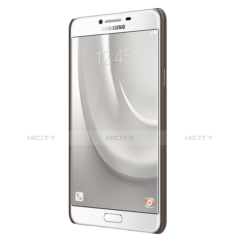Samsung Galaxy C5 SM-C5000用ハードケース プラスチック 質感もマット M08 サムスン ブラウン