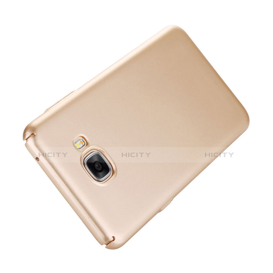 Samsung Galaxy C5 SM-C5000用ハードケース プラスチック 質感もマット サムスン ゴールド