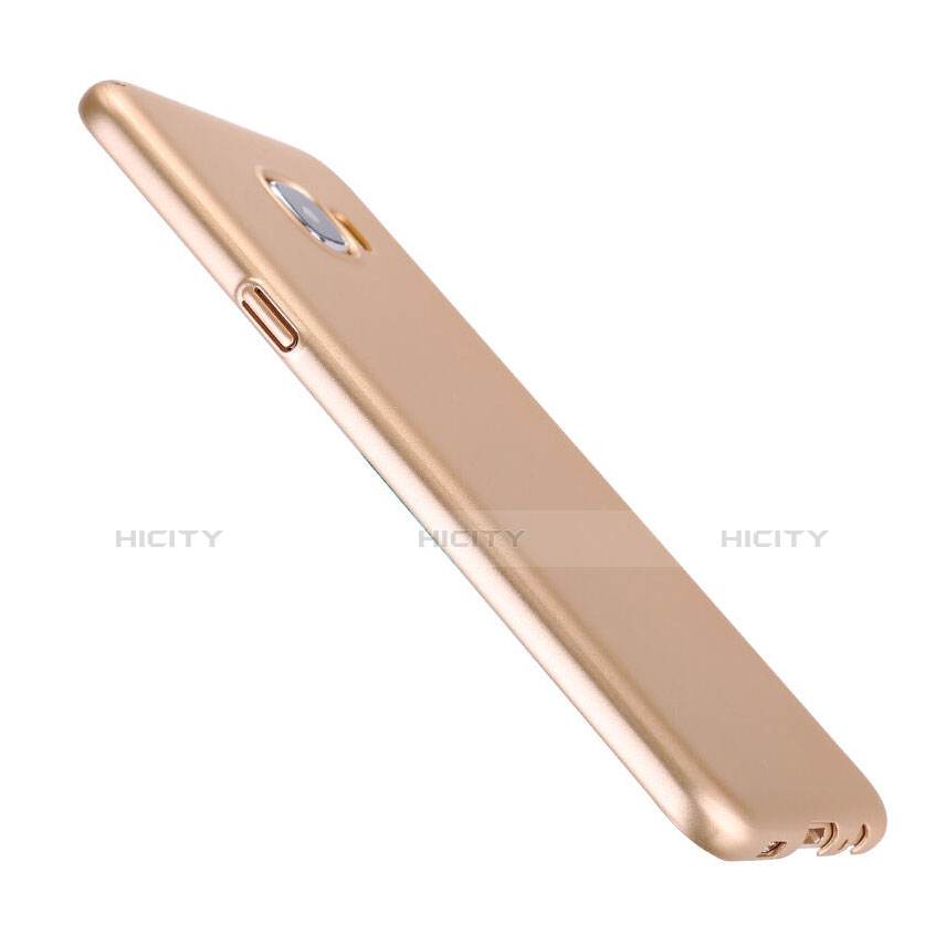 Samsung Galaxy C5 SM-C5000用ハードケース プラスチック 質感もマット サムスン ゴールド