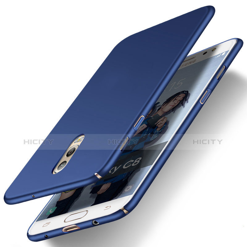 Samsung Galaxy C7 (2017)用ハードケース プラスチック 質感もマット サムスン ネイビー