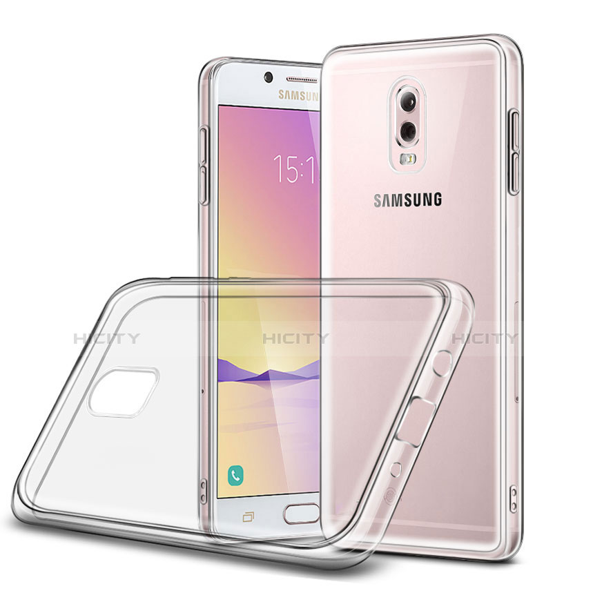 Samsung Galaxy C7 (2017)用極薄ソフトケース シリコンケース 耐衝撃 全面保護 クリア透明 サムスン クリア