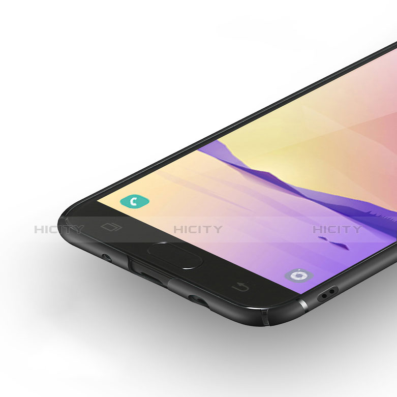 Samsung Galaxy C7 (2017)用ハードケース プラスチック 質感もマット M01 サムスン ブラック