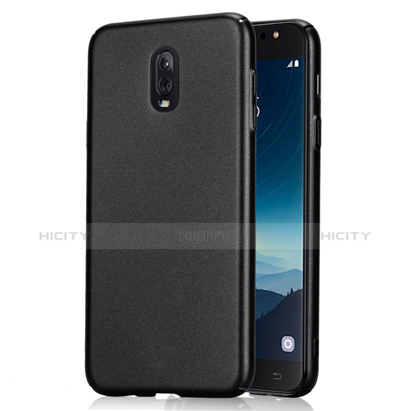 Samsung Galaxy C7 (2017)用ハードケース カバー プラスチック サムスン ブラック