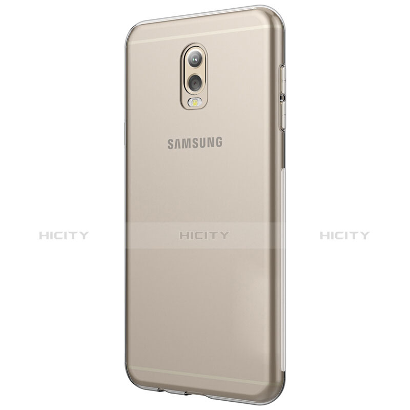 Samsung Galaxy C7 (2017)用極薄ソフトケース シリコンケース 耐衝撃 全面保護 クリア透明 T03 サムスン クリア