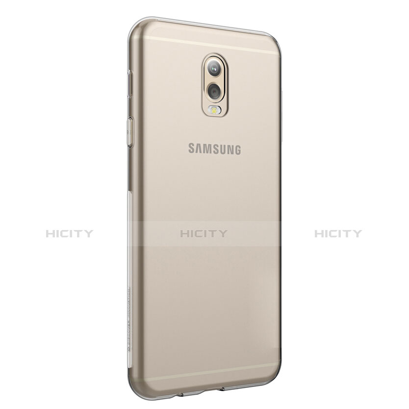 Samsung Galaxy C7 (2017)用極薄ソフトケース シリコンケース 耐衝撃 全面保護 クリア透明 T03 サムスン クリア