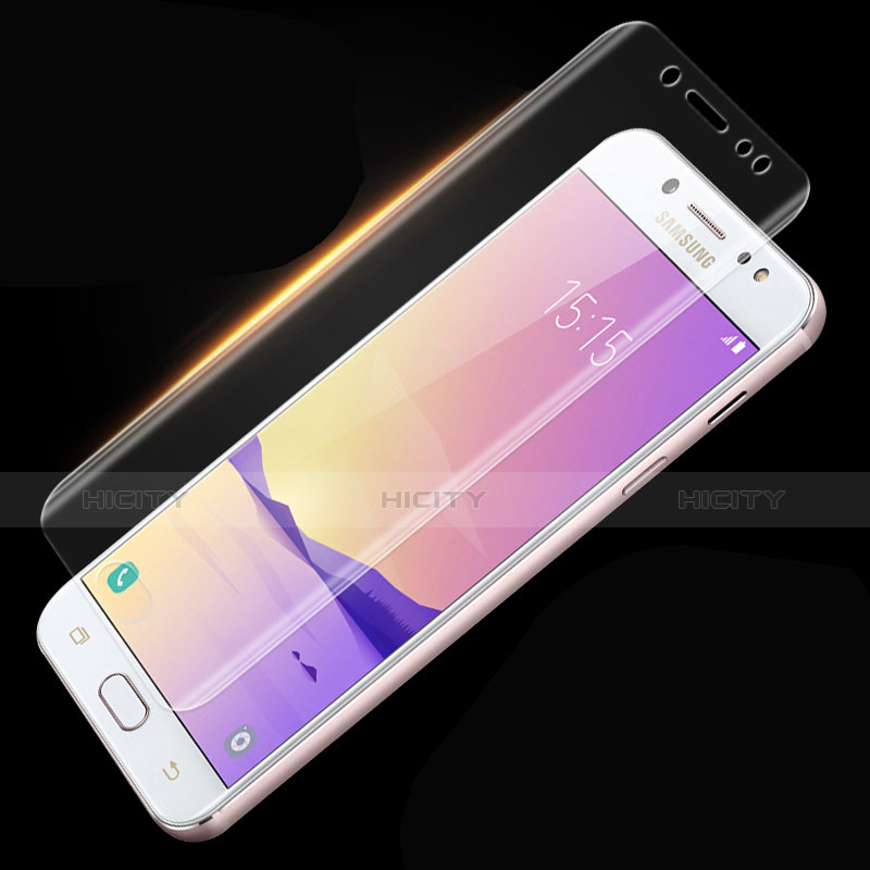 Samsung Galaxy C7 (2017)用強化ガラス 液晶保護フィルム T01 サムスン クリア