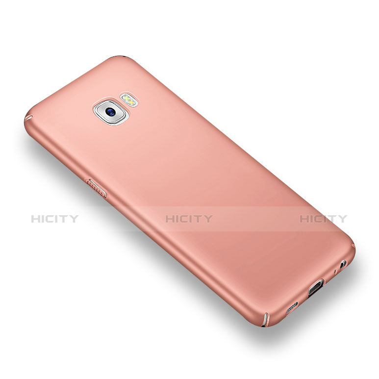 Samsung Galaxy C7 Pro C7010用ハードケース プラスチック 質感もマット サムスン ローズゴールド