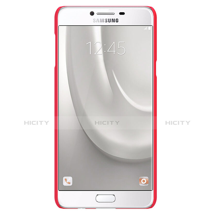 Samsung Galaxy C7 SM-C7000用ハードケース プラスチック 質感もマット M08 サムスン レッド