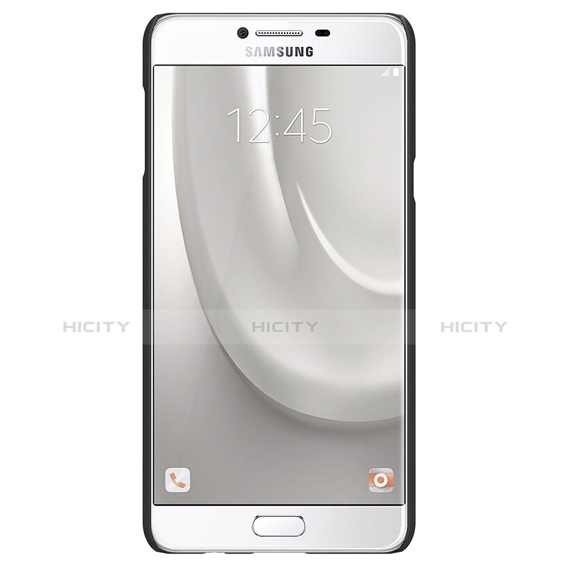 Samsung Galaxy C7 SM-C7000用ハードケース プラスチック 質感もマット M08 サムスン ブラック
