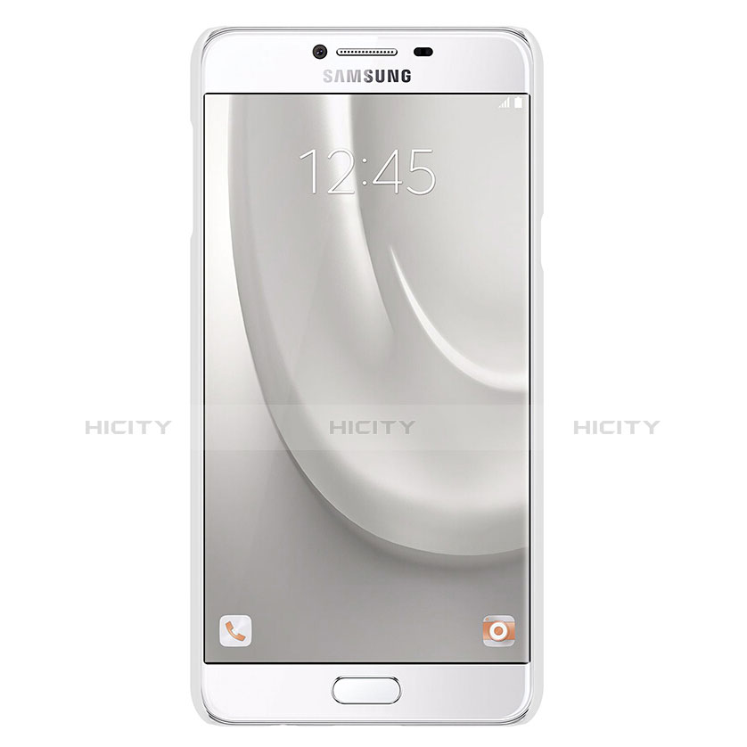 Samsung Galaxy C7 SM-C7000用ハードケース プラスチック 質感もマット M08 サムスン ホワイト