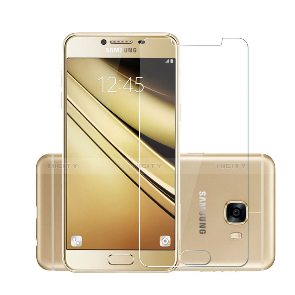 Samsung Galaxy C7 SM-C7000用強化ガラス 液晶保護フィルム サムスン クリア