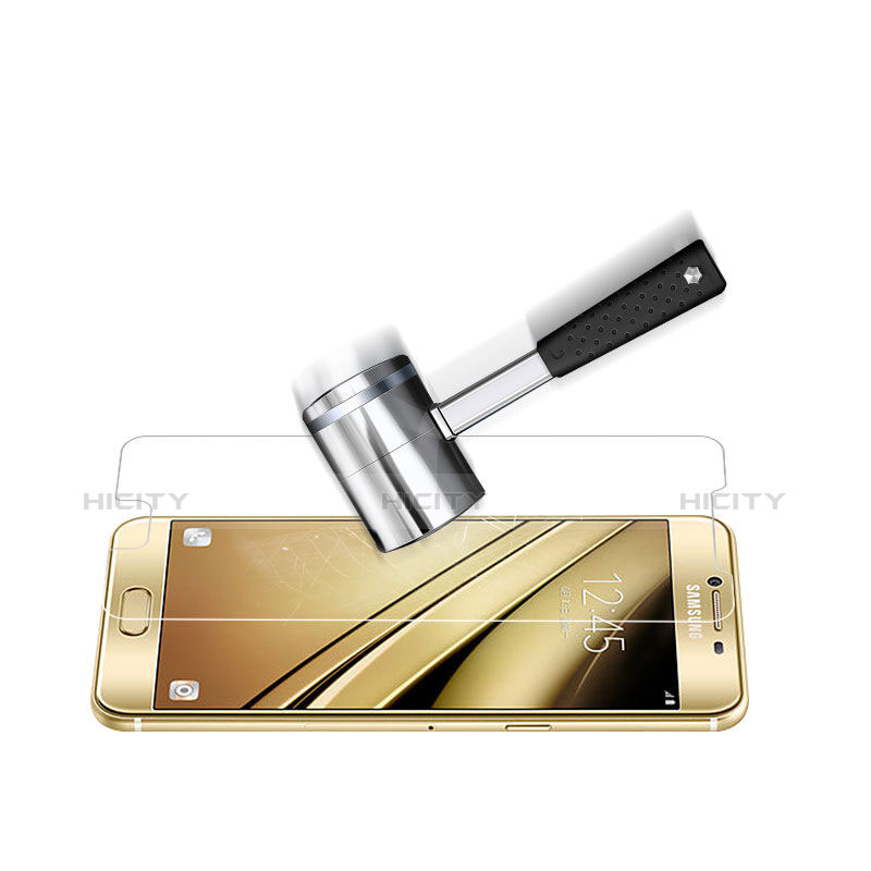 Samsung Galaxy C7 SM-C7000用強化ガラス 液晶保護フィルム サムスン クリア