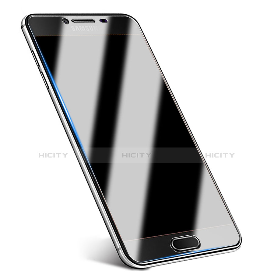 Samsung Galaxy C7 SM-C7000用強化ガラス 液晶保護フィルム T01 サムスン クリア