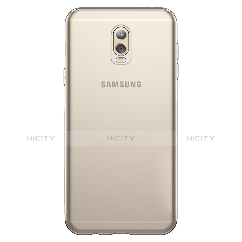 Samsung Galaxy C8 C710F用極薄ソフトケース シリコンケース 耐衝撃 全面保護 クリア透明 T03 サムスン クリア