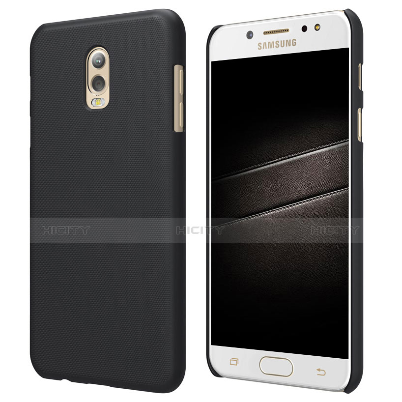 Samsung Galaxy C8 C710F用ハードケース プラスチック 質感もマット M04 サムスン ブラック