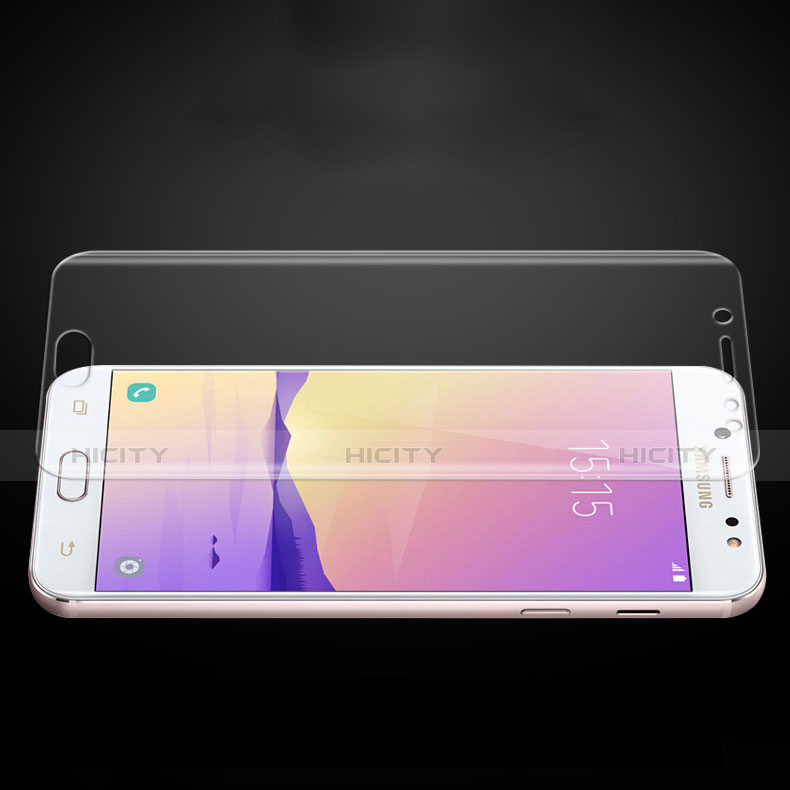 Samsung Galaxy C8 C710F用強化ガラス 液晶保護フィルム T01 サムスン クリア