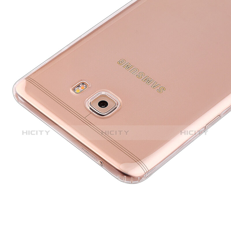 Samsung Galaxy C9 Pro C9000用極薄ソフトケース シリコンケース 耐衝撃 全面保護 クリア透明 カバー サムスン クリア