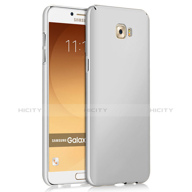 Samsung Galaxy C9 Pro C9000用ハードケース プラスチック 質感もマット サムスン ホワイト