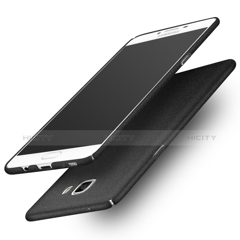 Samsung Galaxy C9 Pro C9000用ハードケース プラスチック カバー サムスン ブラック