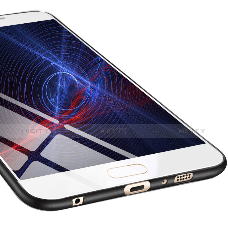 Samsung Galaxy C9 Pro C9000用極薄ソフトケース シリコンケース 耐衝撃 全面保護 サムスン ブラック
