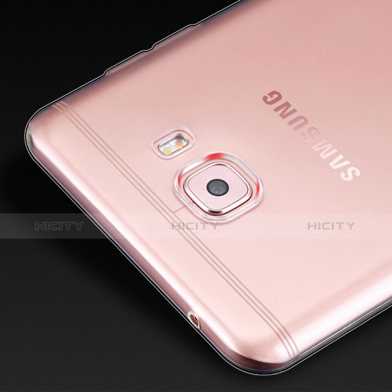 Samsung Galaxy C9 Pro C9000用極薄ソフトケース シリコンケース 耐衝撃 全面保護 クリア透明 T02 サムスン クリア