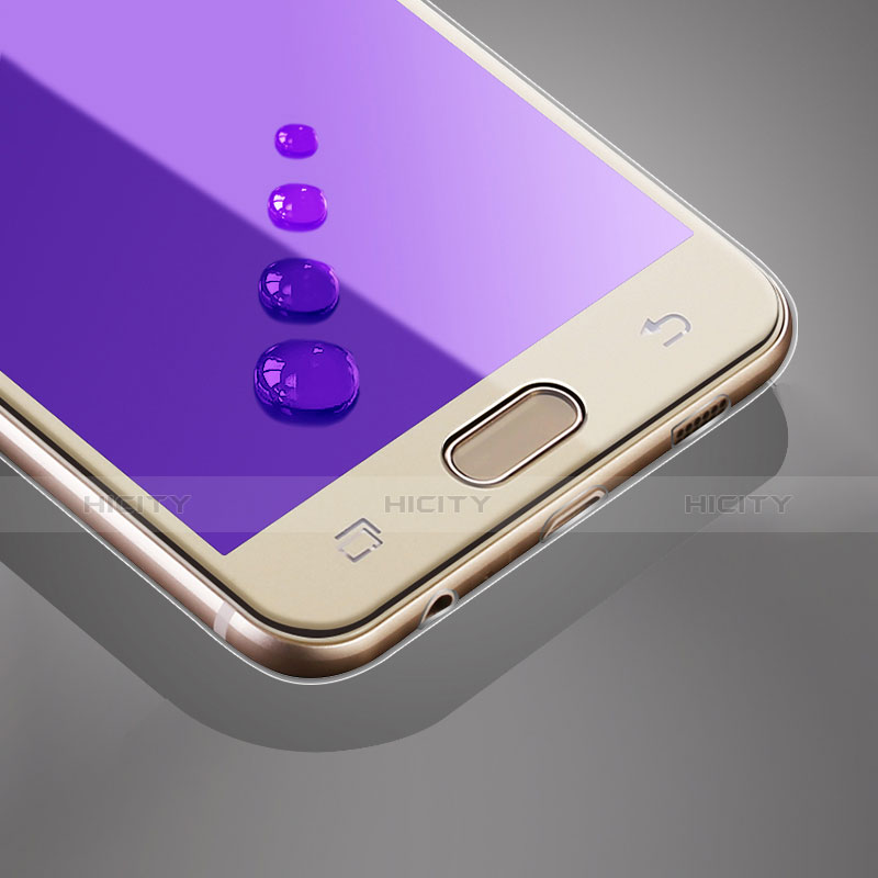Samsung Galaxy C9 Pro C9000用アンチグレア ブルーライト 強化ガラス 液晶保護フィルム サムスン ネイビー