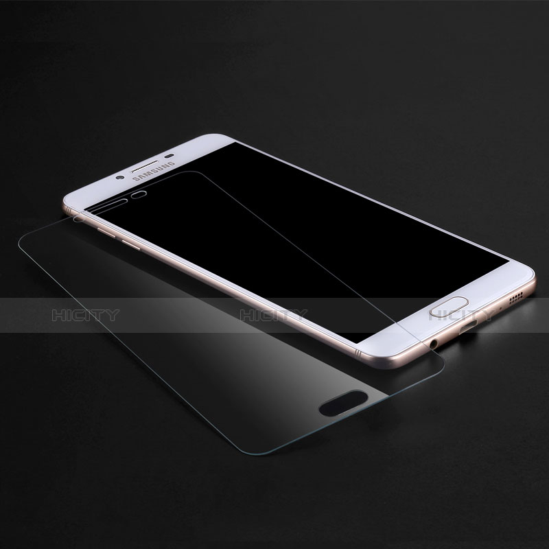 Samsung Galaxy C9 Pro C9000用強化ガラス 液晶保護フィルム T02 サムスン クリア